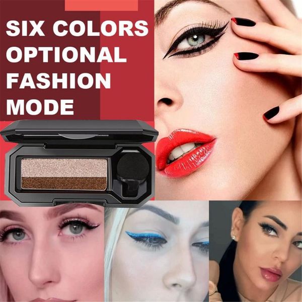 

eye shadow two-color gradient stereo stick pen eyeshadow double color shimmer glitter makeup