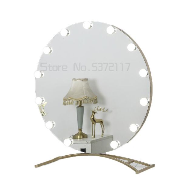 

mirrors round desklarge make-up mirror dressing net red dormitory charging wall