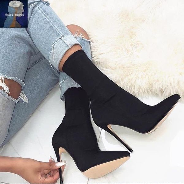 

sandals plus size ladies high heels fashion women shoes, Black