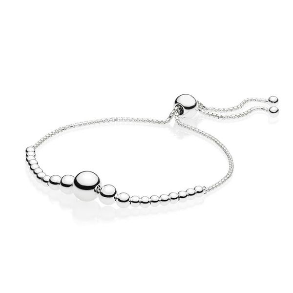 2021 NOVO 100% 925 Sterling Silver 597749 Classic Bracelet Clear CZ Charm Bead Fit DIY Original Fashion Bracelets factory Free Wholesale Jewelry Gift