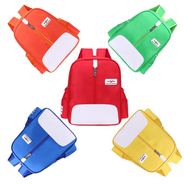 

children's backpack kindergarten simple schoolbag soft handle printed for primary school students
