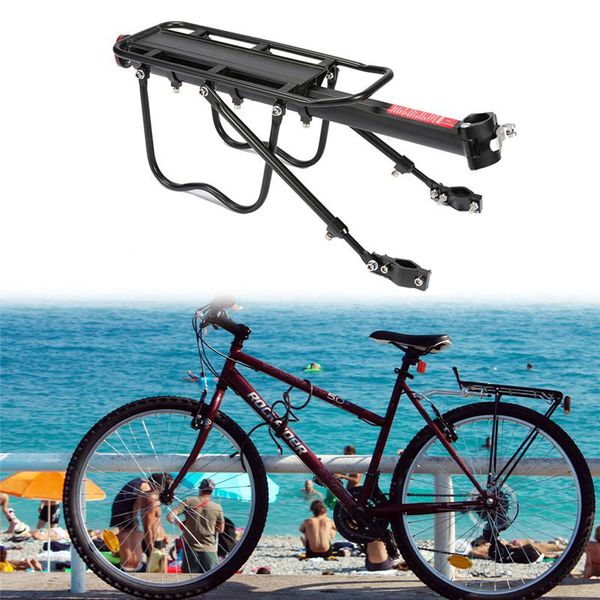 

car & truck racks bike luggage cargo rack carrier adjustable 2-strong-leg bicycle saddle bag holder mount parts