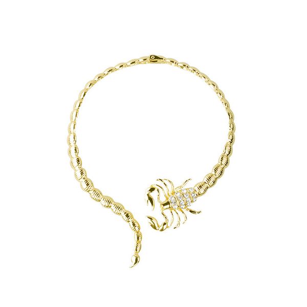

special offer 70% off luxury jewelry jewelry fashion alloy scorpion collar female, Silver