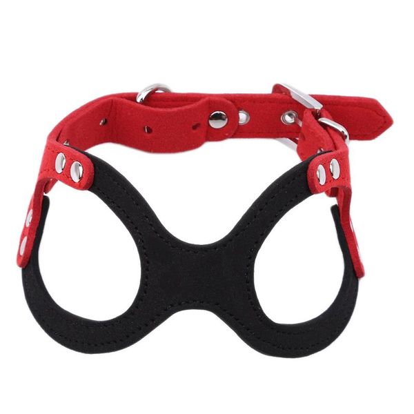 

dog collars & leashes soft leather small pet harness for puppy chihuahua yorkie teddy pup adjustable chest dogs supplies collar