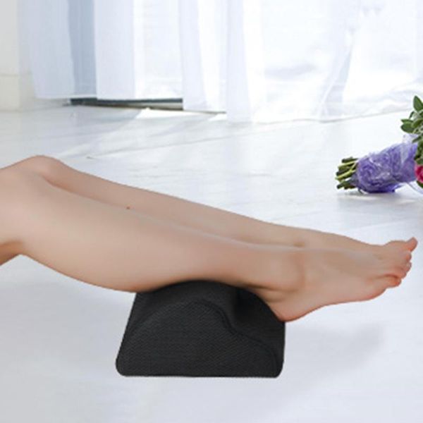 

pillow practical feet relaxing cushion support foot rest under desk stool for office work travel footrest massage