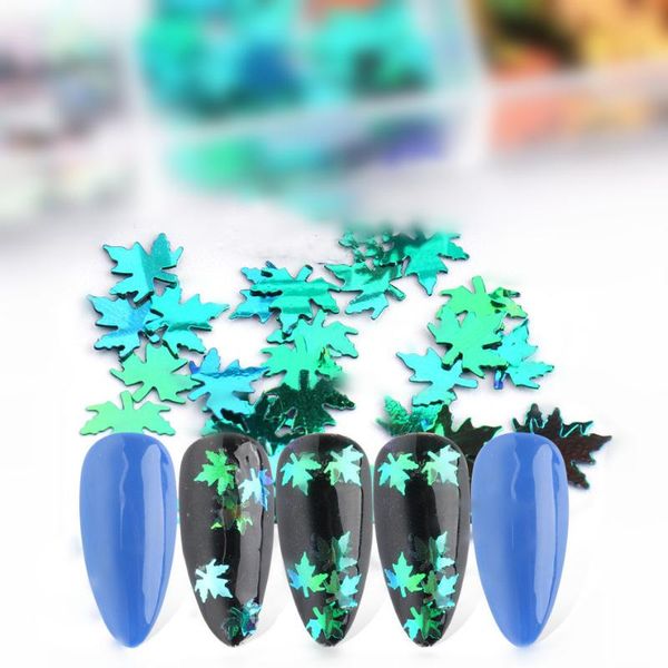 

nail art decorations 5g/bag 12 colors holographic diy decoration flakes shape manicure sequins 3d laser glitters, Silver;gold