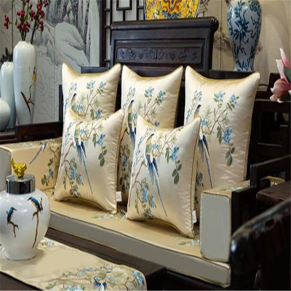 

elegance classical embroidery throw pillow 45x45cm pillow cushion chair bed home sofa decorative