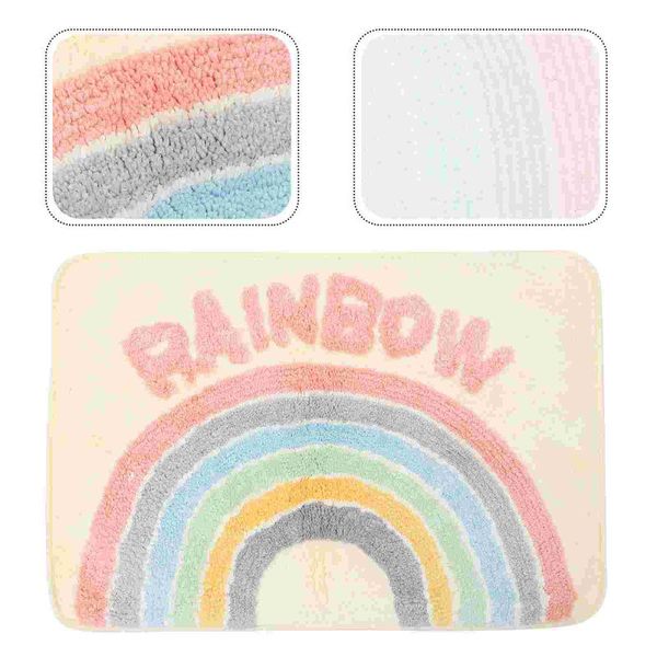 

carpets 1pc exquisite rainbow mat bathroom floor home rug decorative
