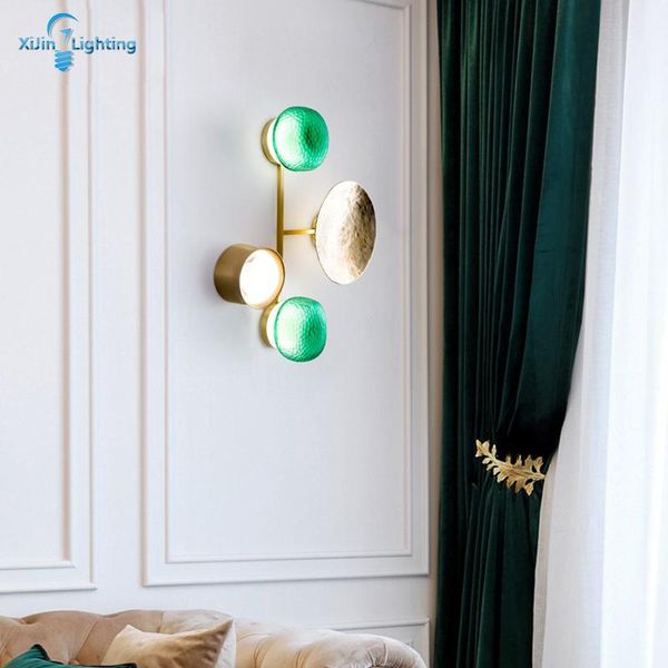 

wall lamp led light modern corridor indoor for living room bedroom bedside copper