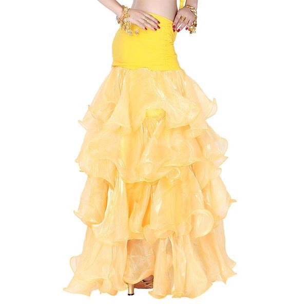 

8 colors performance 2021 new belly dancing clothing long maxi skirts women professional oriental belly dance skirt, Black;red