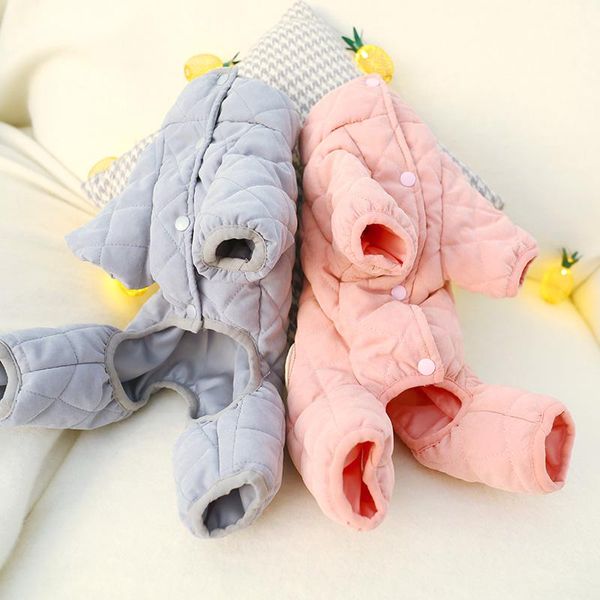 

dog apparel boy clothes winter girl jumpsuit warm pet clothing outfit romper pomeranian poodle bichon schnauzer costume dropship