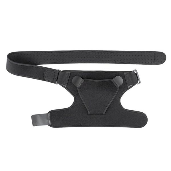 

adjustable shoulder brace support strap wrap belt band pad shoulder care black
