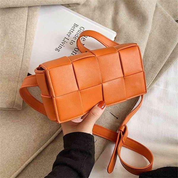 

women luxurys designers bags 2021 fashion small woven square female waist messenger diagonal designer handbag handbags totes crossbody bag