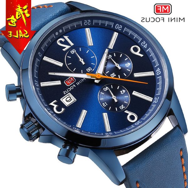 

/watch laser calendar waterproof men's watch 0084g, Slivery;brown