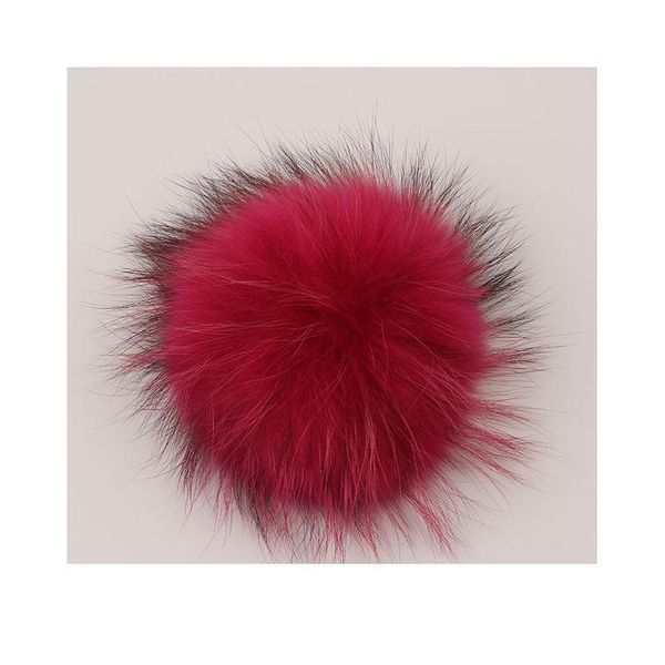 

diy 14cm 15cm real fur pompoms fox raccoon mink fur pom pom hat cap fur pompons ball for hats ba jllspm