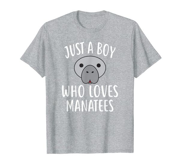 

Just A Boy who loves MANATEES T-Shirt Funny MANATEE T-Shirt, Mainly pictures