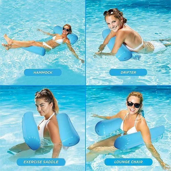 

inflatable floats & tubes floating hammock recliner swimming mattress bed water pad