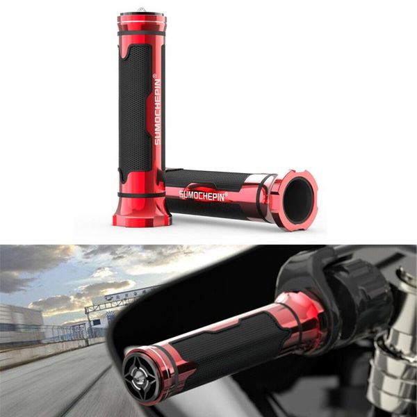 

handlebars pair aluminum non-slip motorcycle handlebar hand grips bar universal dirt bike motocross