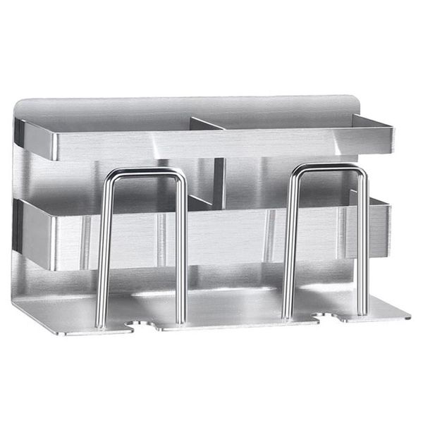 

stainless steel toothbrush holder toothpaste stand rack bathroom organizer