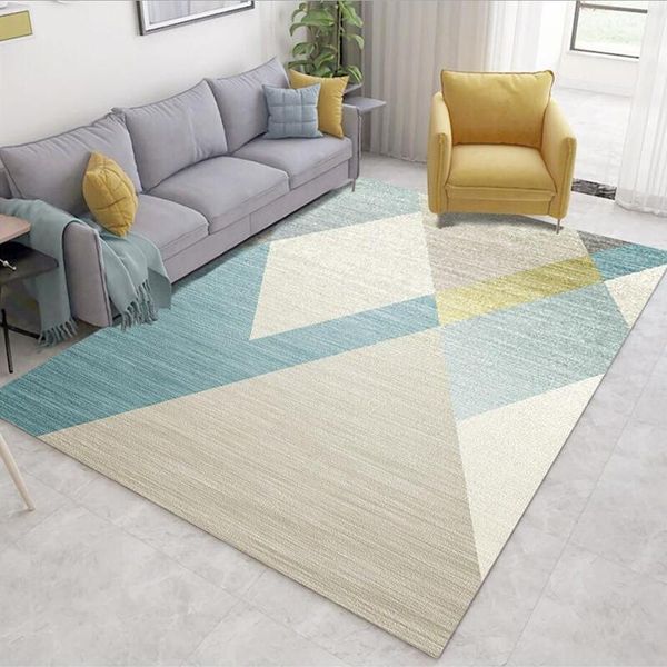 

carpets for living room simple home non-slip decoration large rugs geometric fashion bedroom entrance coffee table foot mat