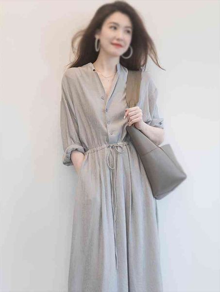 

summer shirt dress evening female vintage dress party oversize long sleeve beach women dresses robe vestido prom, Black;gray