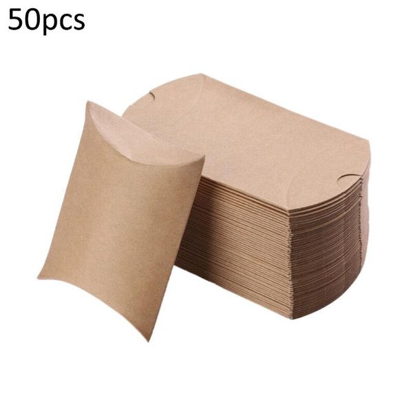 

gift wrap storage candy boxes supplies present christmas kraft pillow shape