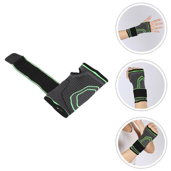 

wrist support 2pcs breathable palms protector weightlifting hand guard fitness brace, Black;red