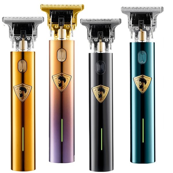 

household lcd hair clipper retro shaving head electric t9 shaver carving . 220119