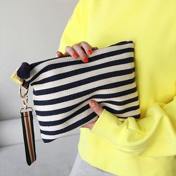 

women day clutches stripe evening bags tassel crossbody messenger ladies envelope party designer handbags