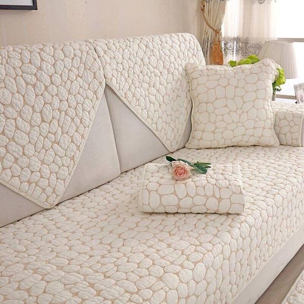 

chair covers 1pcs washed cotton sofa towel yuhua stone pattern four seasons couch cover non-slip seat cushion armrest towels for living room