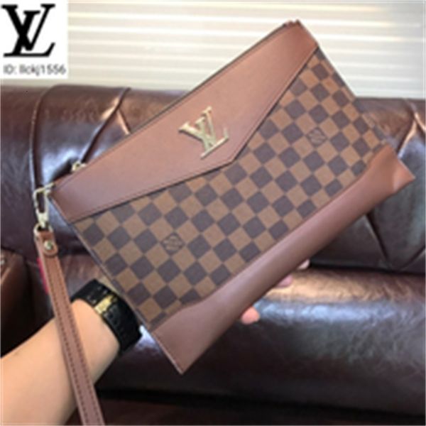 

key luxury 113-5 fashionable handbag men real leather long wallet chain wallets compact purse clutches evening brand card holders designer, Red;black