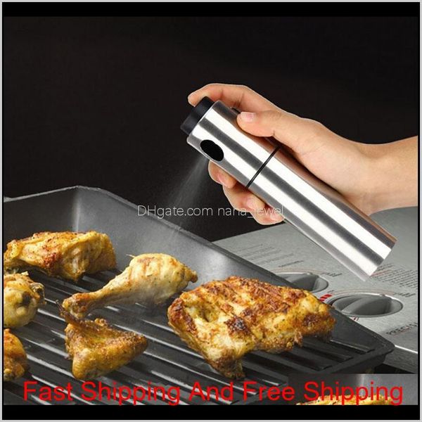 

2017 silver stainless steel oil sprayer olive pump spraying oil bottle sprayer can jar pot tool can pot oil sprayer xl-g139 c1i8u c6fes