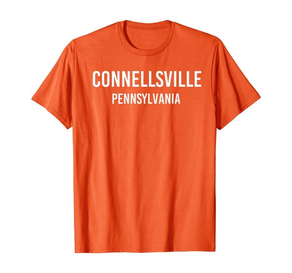 

connellsville pennsylvania pa usa patriotic vintage sports t-shirt, White;black