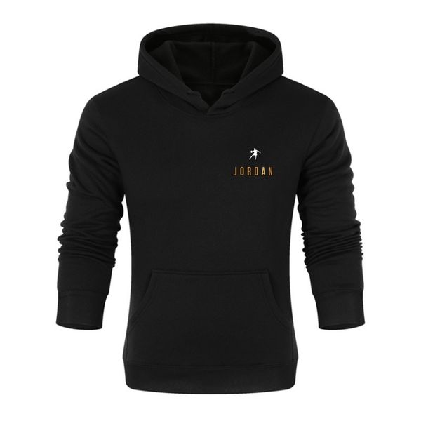 

selling printed hooded sportswear for men and women, Black