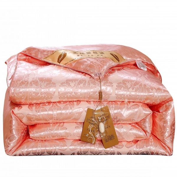 

four seasons mulberry silk comforter/blanket/quilt filler jacquard fabric twin/full/queen/king size
