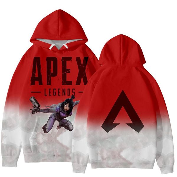 

men's hoodies & sweatshirts boutique game apex legends 3d printed men/women youthful sweatshirt adult/child vogue leisure pullovers, Black