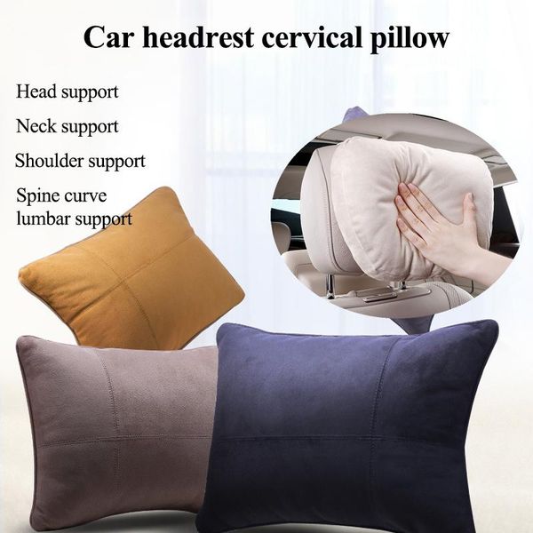 

seat cushions a pair of car lumbar pillows and neck pillows/car cushions/car headrest cervical pillows/comfortable memory foam padding