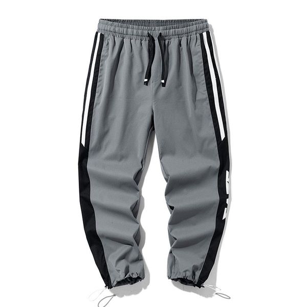 

men's pants streetwear men joggers cargo 2021 harem hip hop sweatpants fitness trousers bottoms, Black