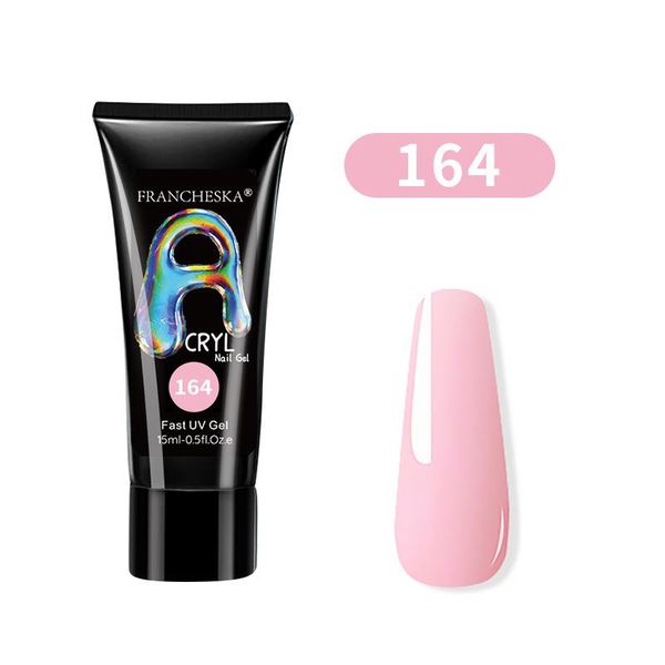 

nail gel 15ml extension glue hose crystal natural for uv nails professional manicure art painting tslm1, Red;pink