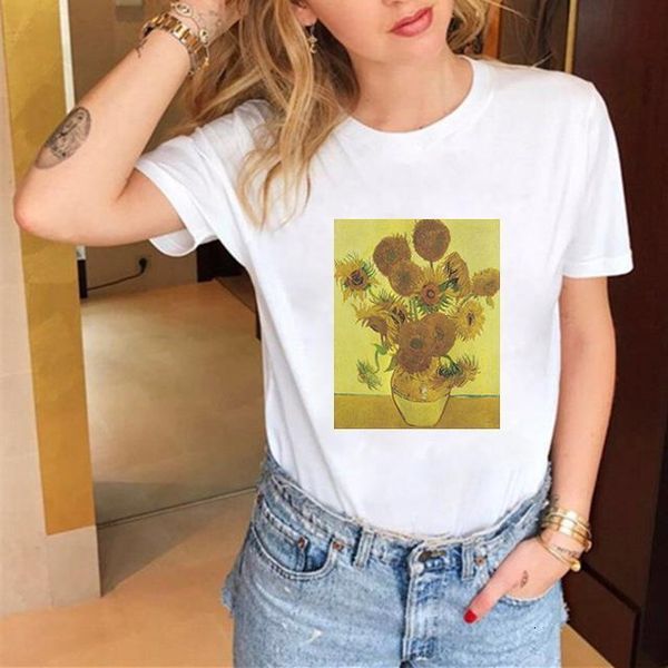 

new ulzzang women t shirt cartoon woman print white t-shirt harajuku tshirt funny tees summer femme shirts
