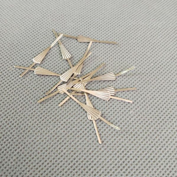 

chandelier crystal 200pcs/lot chrome 34mm metal spear buckle pin with triagon for lighting accessories connector