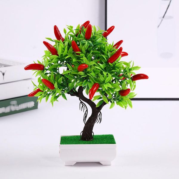 

1*artificial potted plant silk flower parties offices families restaurants decor