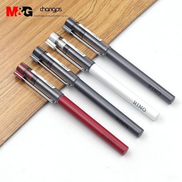 

gel pens 3/6/12pcs m&g kino direct-fluid-roller pen 0.5mm gp1720 quick-drying signature black