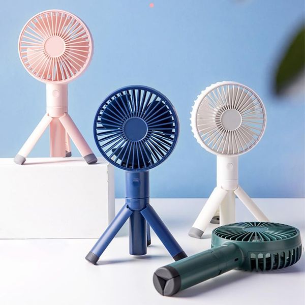 

smart home control summer mini usb charging deskfan tripod handheld stowable bracket portable multifunctional small student for outdoor