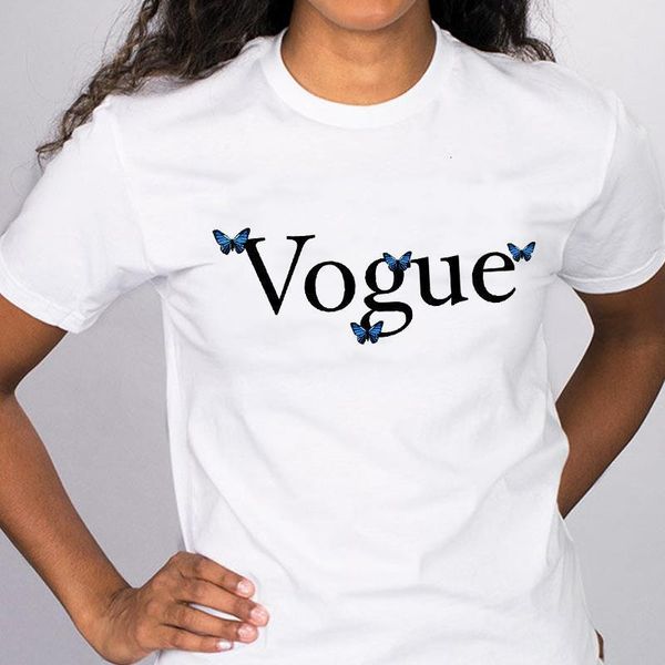 

women graphic letter butterfly fashion short sleeve casual kawaii clothes print lady tees clothing female t shirt t-shirt, White