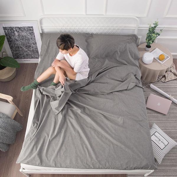 

bedding sets el sleeping bag washed cotton single double triple special for summer camping tent bed linings