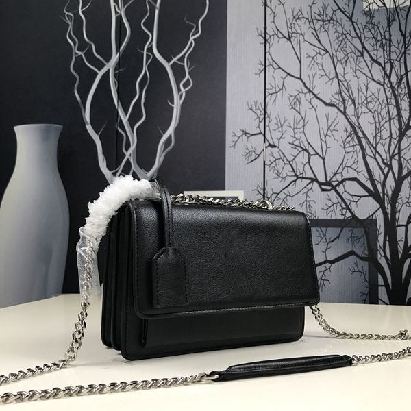 

jjdesignerbags sunset bags classic latest color women luxury hand designer messenger shoulder chain leather womens cross body handbag bag