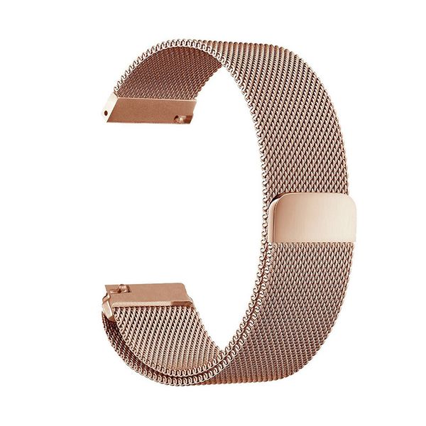 Bracciale in acciaio inossidabile all'ingrosso Maglia Milanese Cinturino Starp Chiusura magnetica Cinturini con fibbia 16 18 20 22 24mm