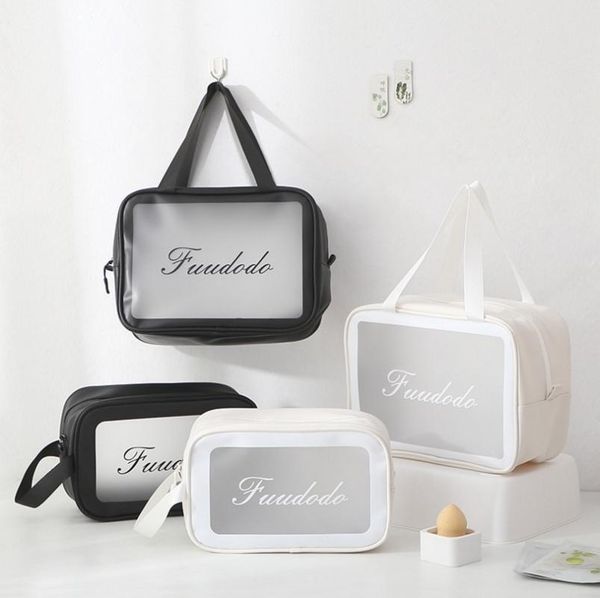 

cosmetic bags & cases trousse de maquillage travel gadget bag transparent storage makeup case maletin maquillaje profesional kosmetyczka