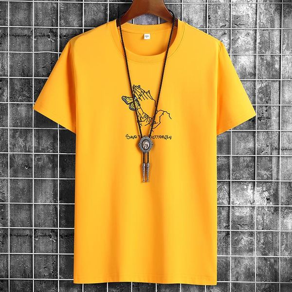 

men's t-shirts t-shirt high-quality short-sleeved cool 2021 summer casual cotton clothing oversized t shirt fashion o-neck tee, White;black